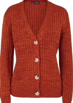 Gilet en grosse maille avec coton recyclé