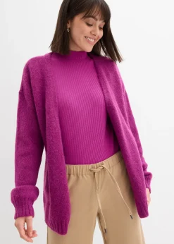 Gilet en grosse maille oversize