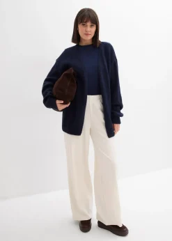 Gilet en grosse maille oversize