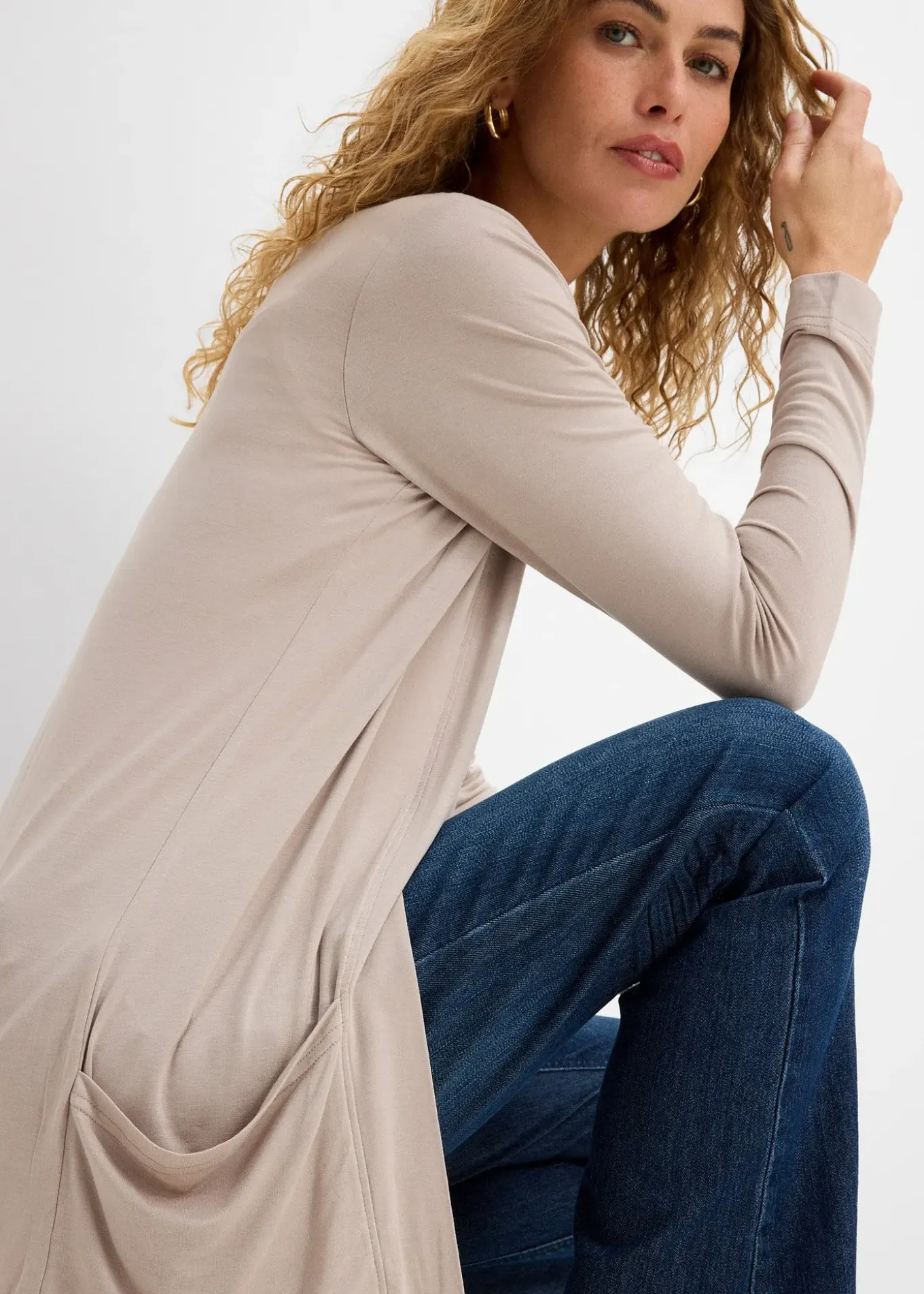 Gilet en jersey doux