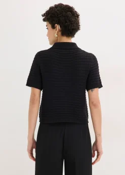 Gilet en maille à boutons décoratifs