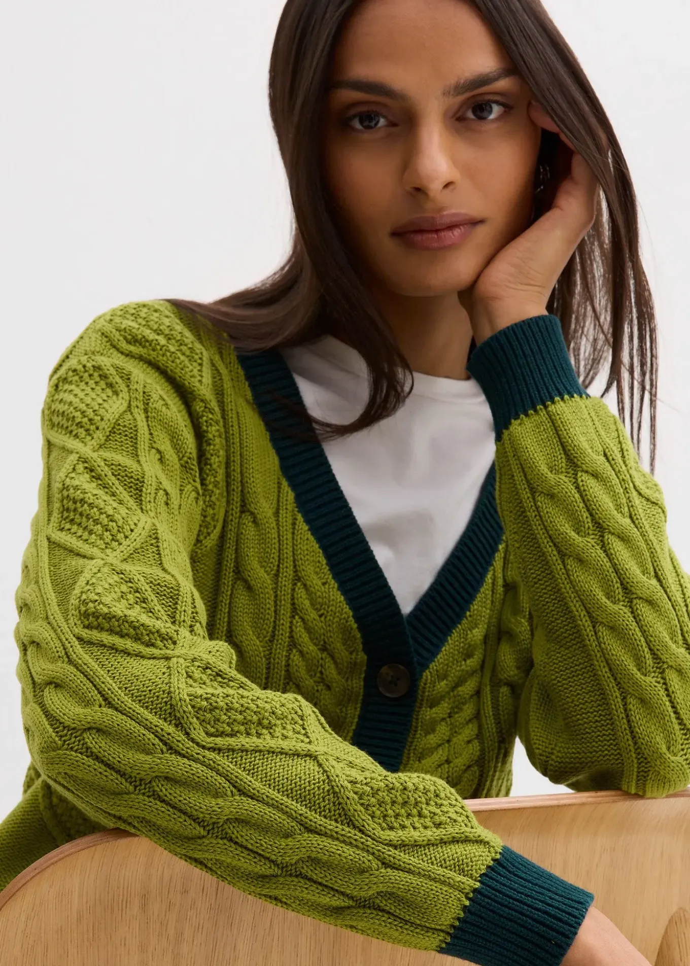 Gilet en maille 100% coton