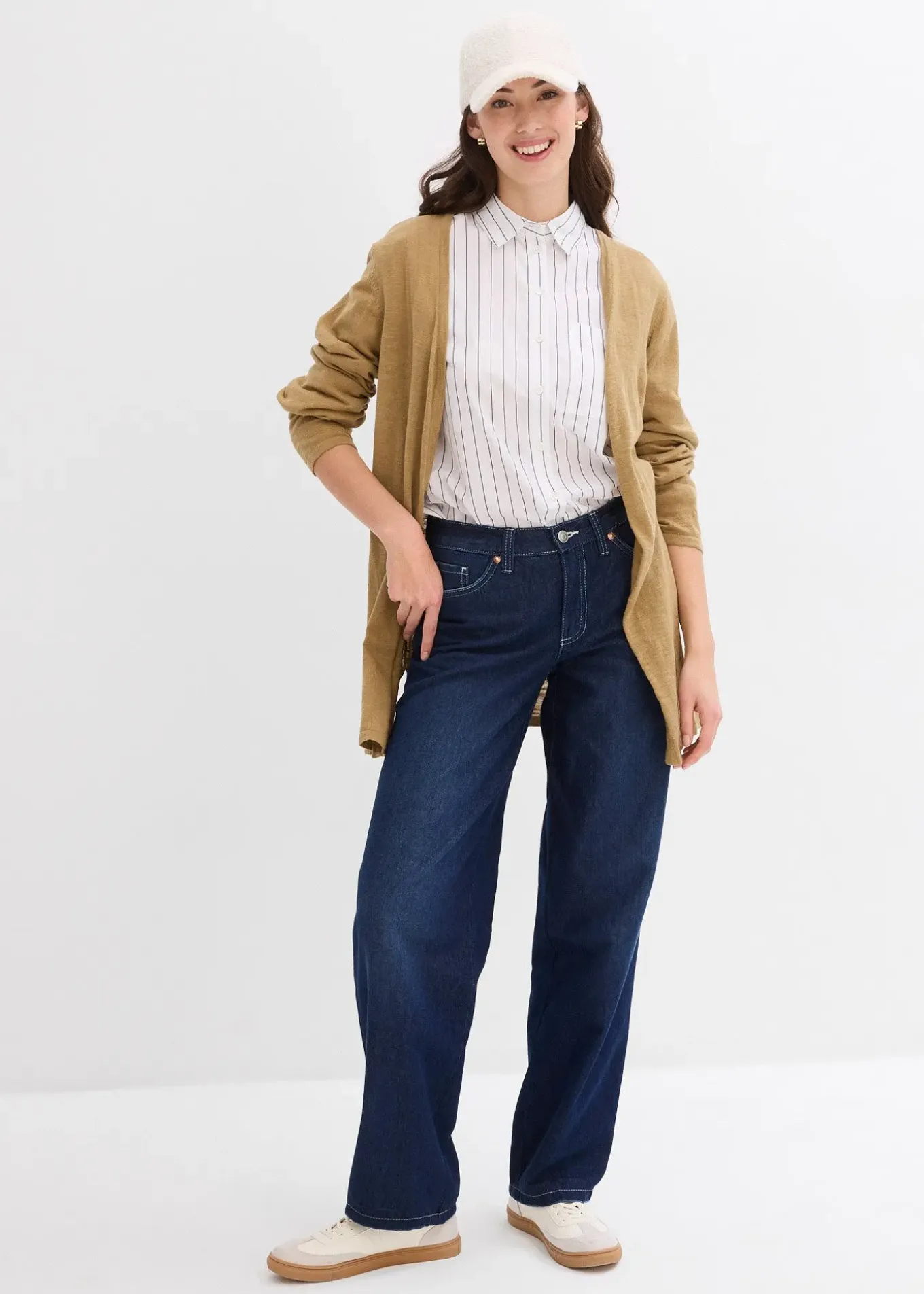 Gilet en maille 100% coton flammé