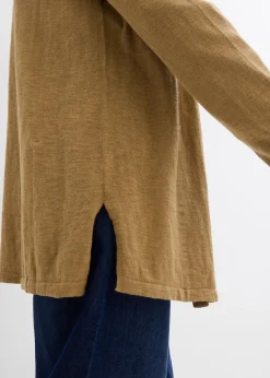 Gilet en maille 100% coton flammé