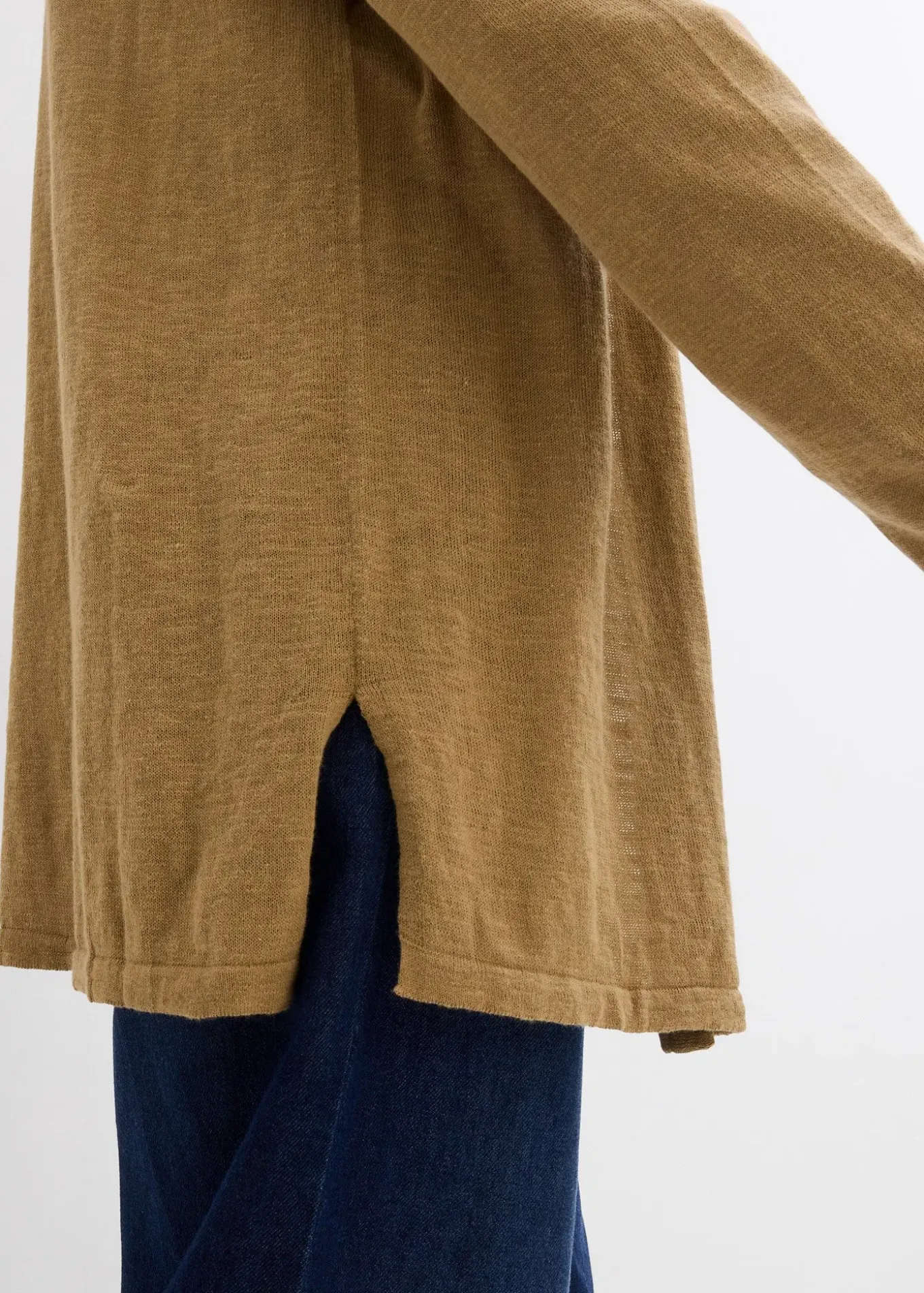 Gilet en maille 100% coton flammé