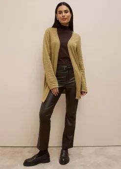 Gilet en maille 100% coton flammé