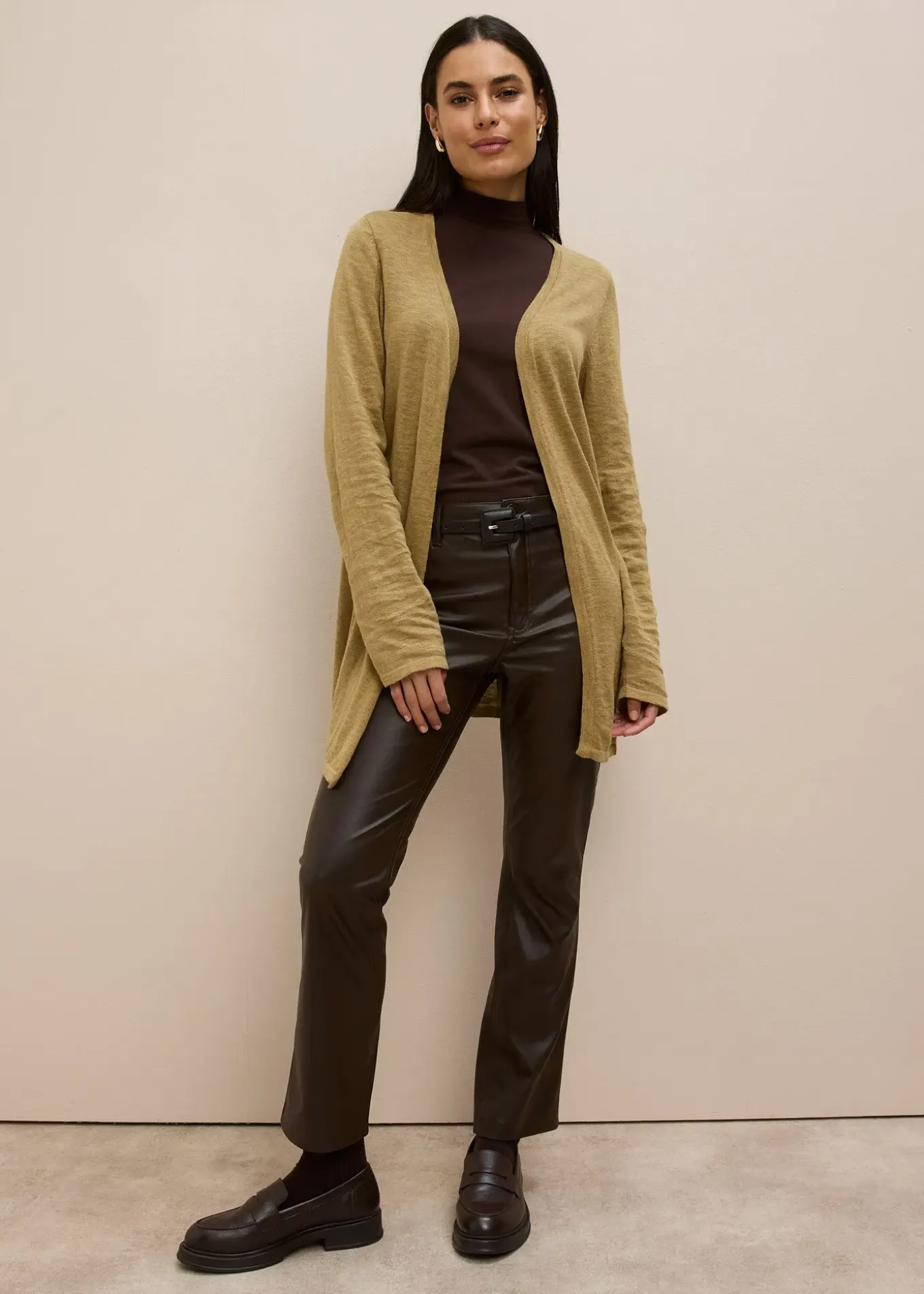 Gilet en maille 100% coton flammé