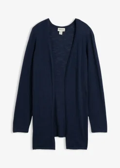 Gilet en maille 100% coton flammé