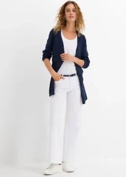 Gilet en maille 100% coton flammé