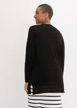 Gilet en maille 100% coton flammé