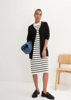 Gilet en maille 100% coton flammé