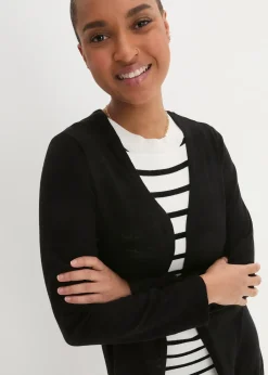 Gilet en maille 100% coton flammé