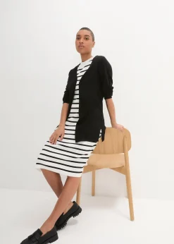 Gilet en maille 100% coton flammé