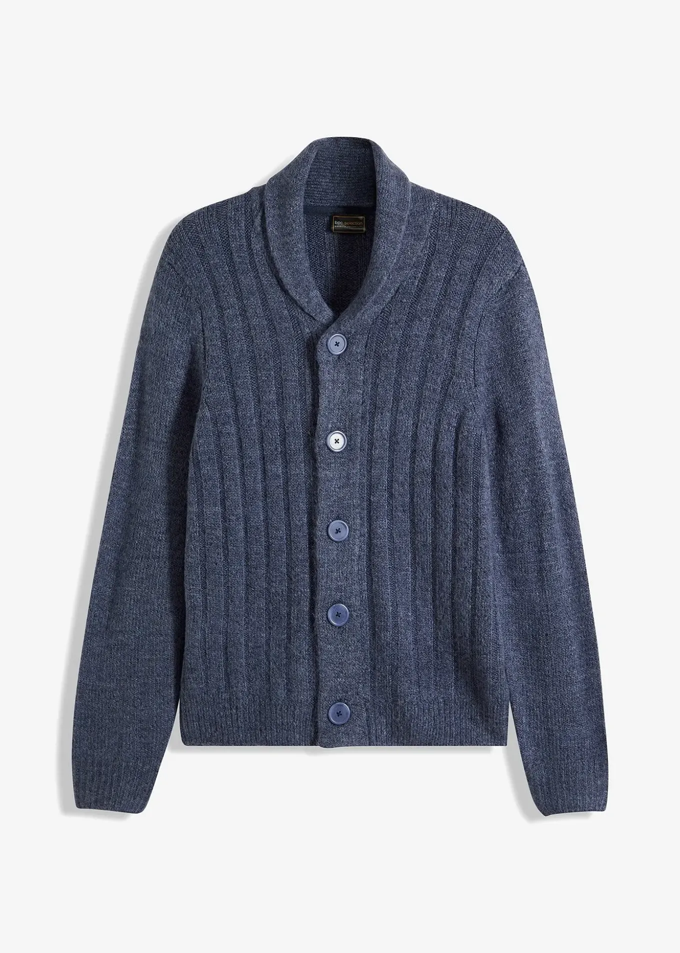 Gilet en maille à motif côtelé