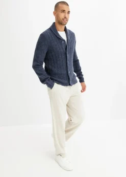 Gilet en maille à motif côtelé