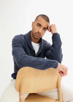 Gilet en maille à motif côtelé