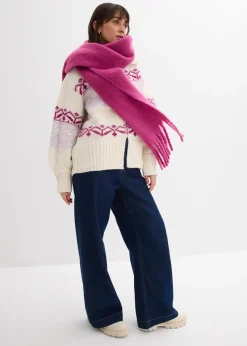 Gilet en maille à motif norvégien