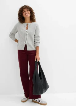 Gilet en maille à nœuds