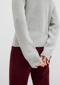 Gilet en maille à nœuds