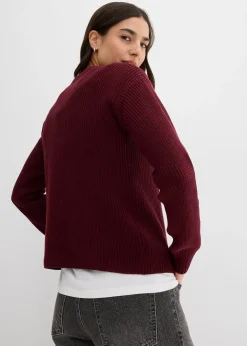 Gilet en maille à nœuds