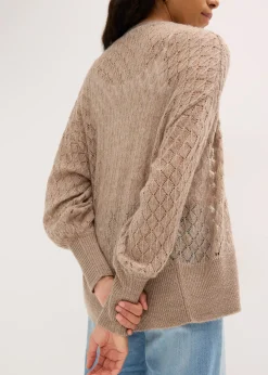 Gilet en maille ajourée