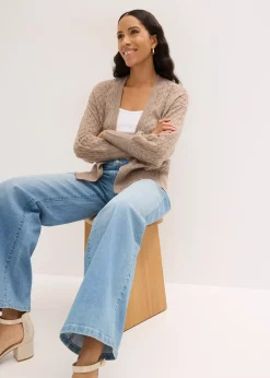 Gilet en maille ajourée