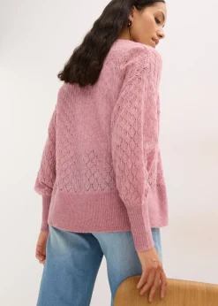 Gilet en maille ajourée