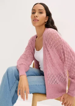 Gilet en maille ajourée