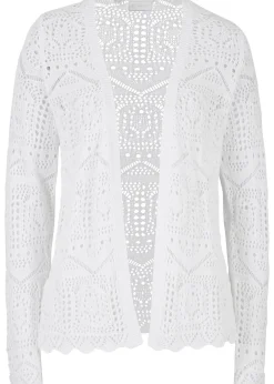 Gilet en maille ajourée