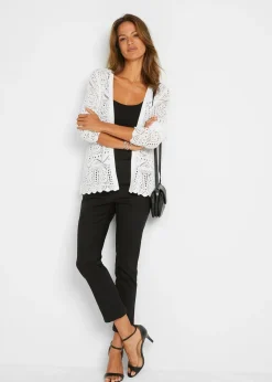 Gilet en maille ajourée