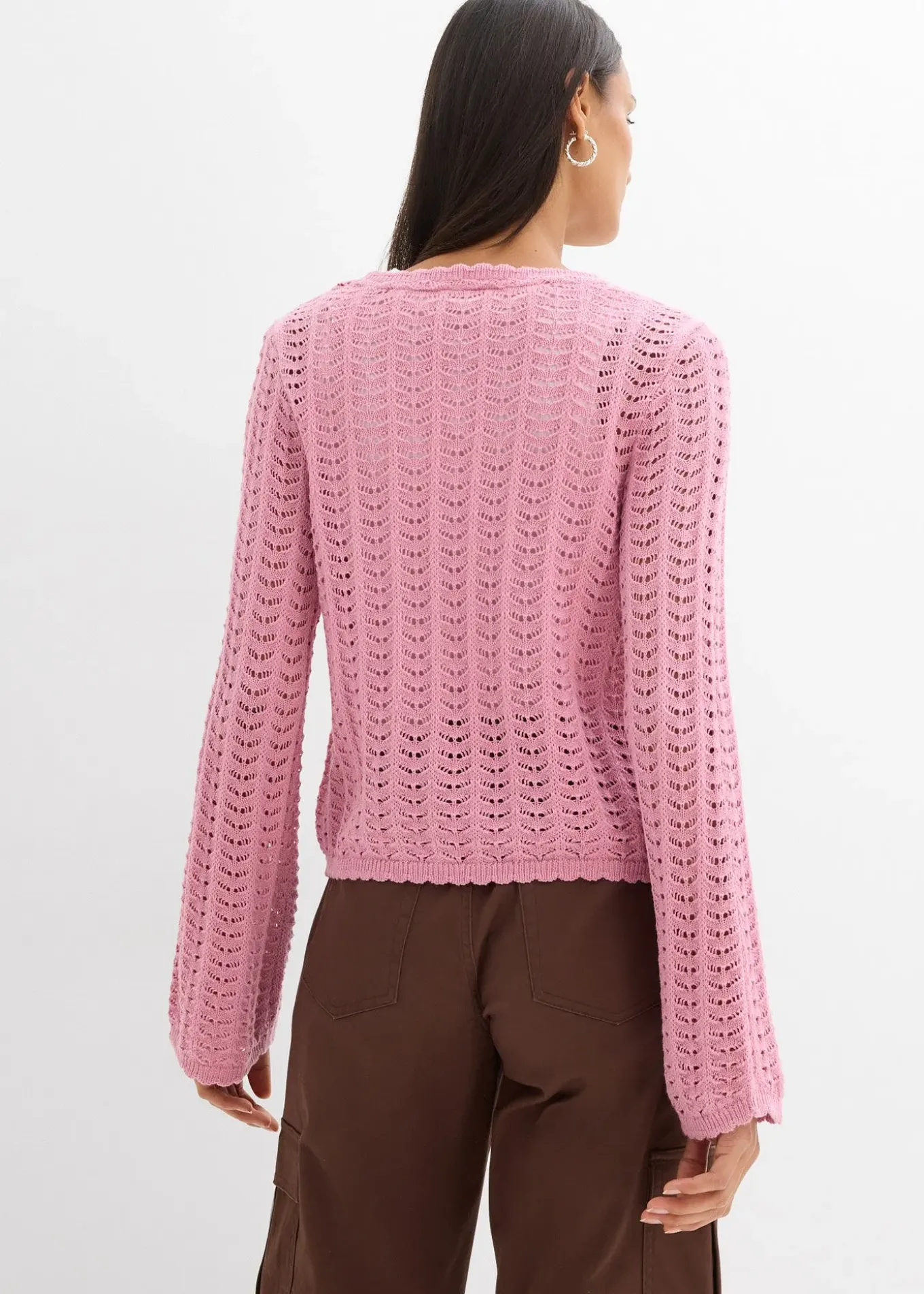 Gilet en maille ajourée