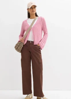 Gilet en maille ajourée