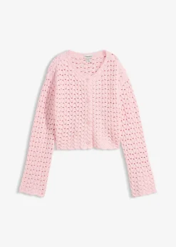 Gilet en maille ajourée