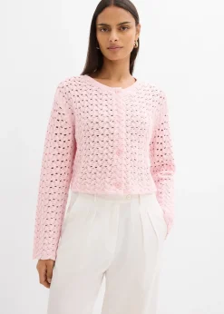 Gilet en maille ajourée