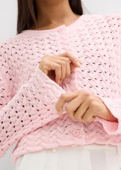 Gilet en maille ajourée