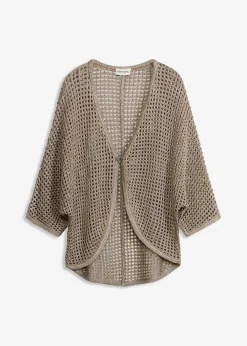 Gilet en maille ajourée