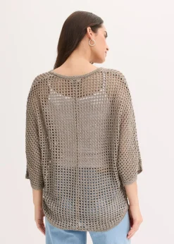 Gilet en maille ajourée