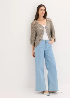 Gilet en maille ajourée