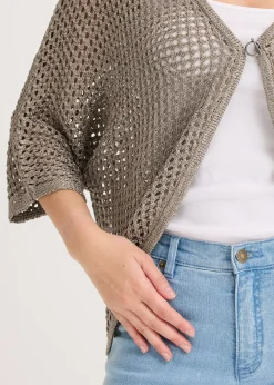 Gilet en maille ajourée