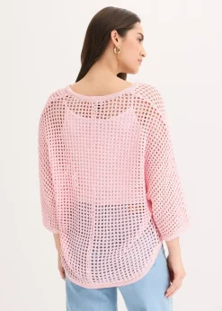 Gilet en maille ajourée