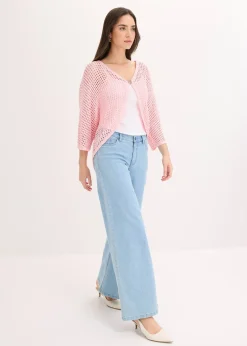 Gilet en maille ajourée