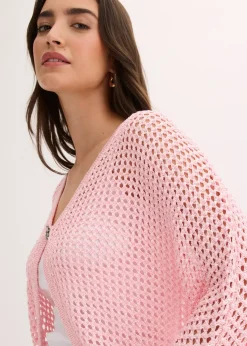 Gilet en maille ajourée