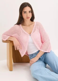 Gilet en maille ajourée