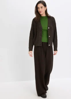 Gilet en maille ajourée