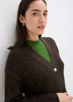 Gilet en maille ajourée