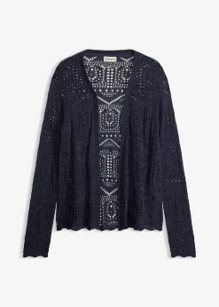 Gilet en maille ajourée