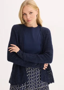 Gilet en maille ajourée