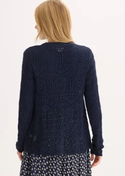 Gilet en maille ajourée