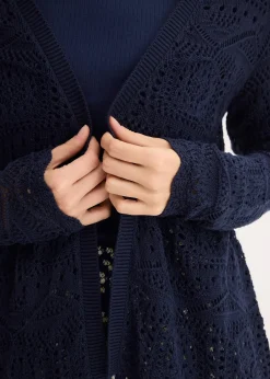 Gilet en maille ajourée