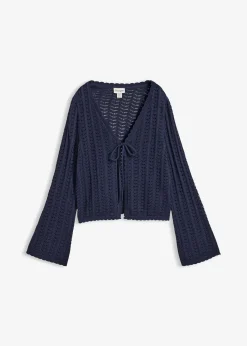 Gilet en maille ajourée